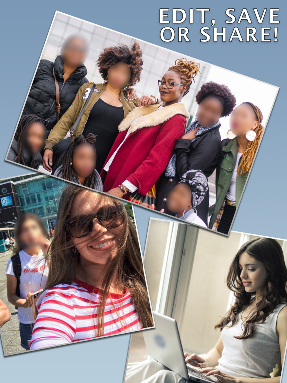 FaceBlur photo editor iPad screenshot 5 - Photo & Video app