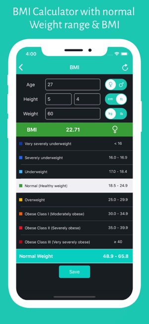 Bmi Calculator Bmr Manager On The App Store