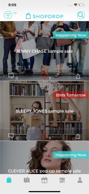 ShopDrop Sample Sales(圖1)-速報App
