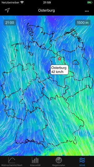Screenshot von RegenVorschau - RegenRadar auf dem iPhone 4