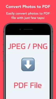 jpeg / png to pdf converter iphone screenshot 1