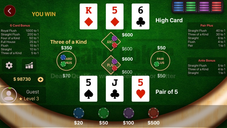 3 Card Poker Casino screenshot-3