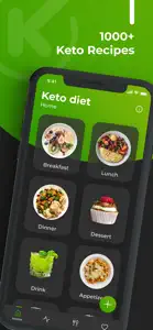 Keto Diet App- Recipes Planner screenshot #1 for iPhone