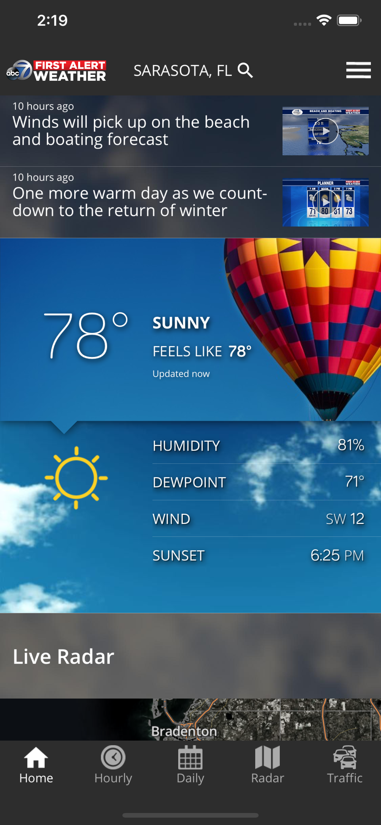 ABC7 WWSB First Alert Weather