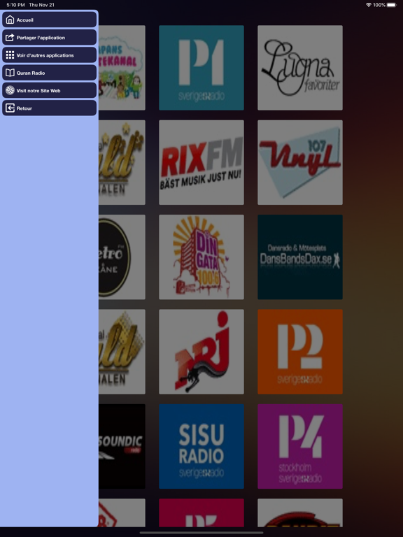 Screenshot #6 pour Swedish radio stations