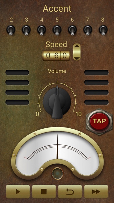 Steampunk Metronome screenshot 2