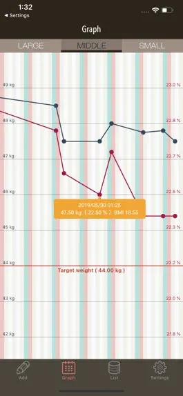 Game screenshot Simple Weight Recorder apk