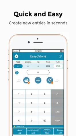 Game screenshot Easy Calorie - Calorie Tracker apk