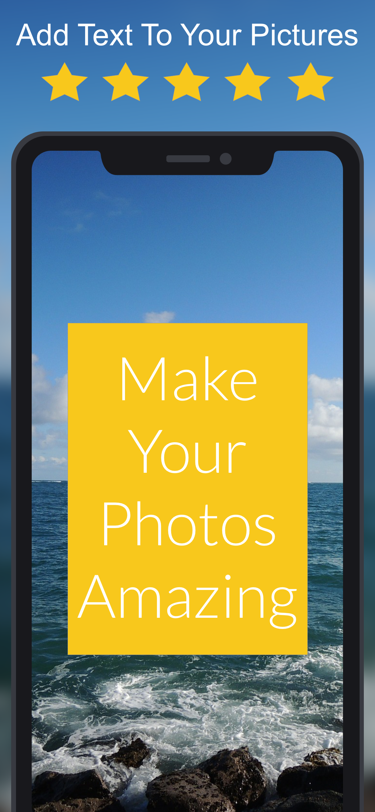 Fotos: Add Text on Image