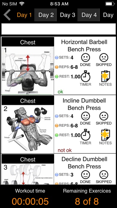 My Fitness Trainer Screenshot