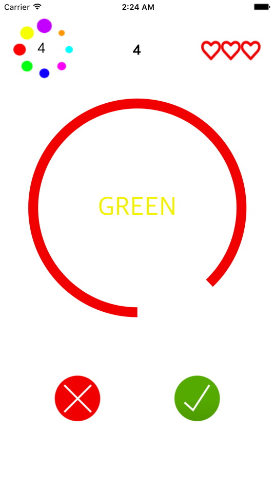 #5. True Color Game (iOS) By: Mehmet Kocabas