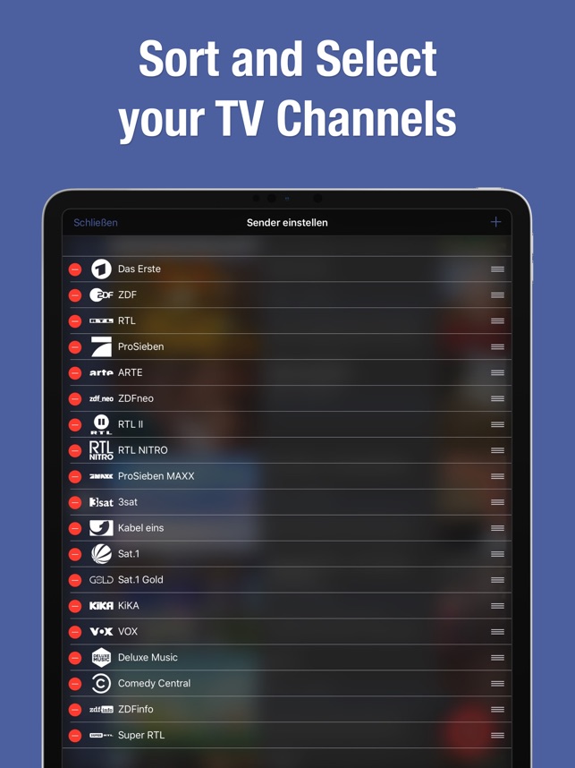 TV Guide & TV Schedule TV.de on the App Store