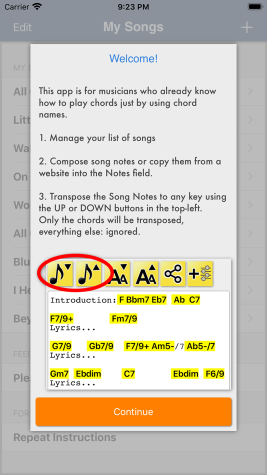 #3. Song Compose and Transpose (iOS) 由: Alex Akimov