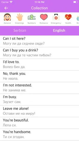 Game screenshot Serbian English Dictionary apk