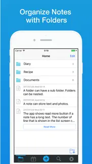 notes and folders iphone screenshot 1
