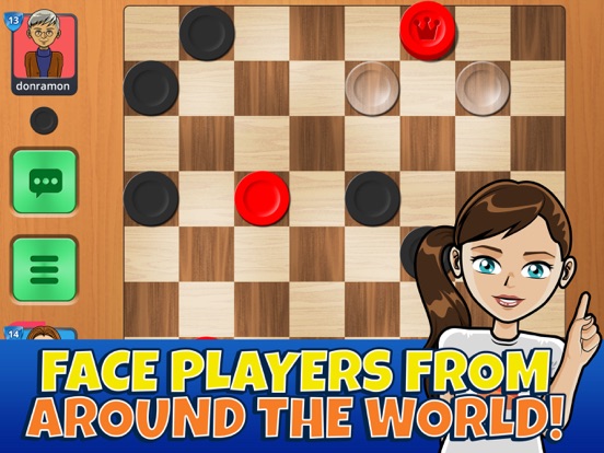 Checkers Casual Arena iPad screenshot 1 - Games app