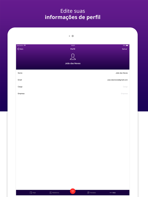 Screenshot #6 pour PontoGO - Registro de ponto