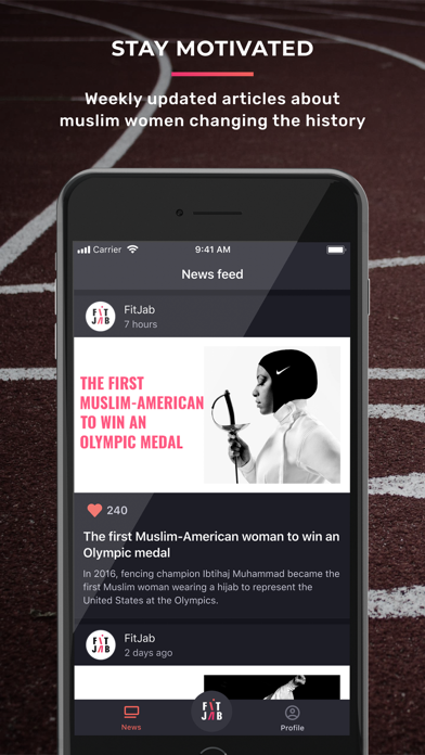FitJab - muslim female fitness Screenshot