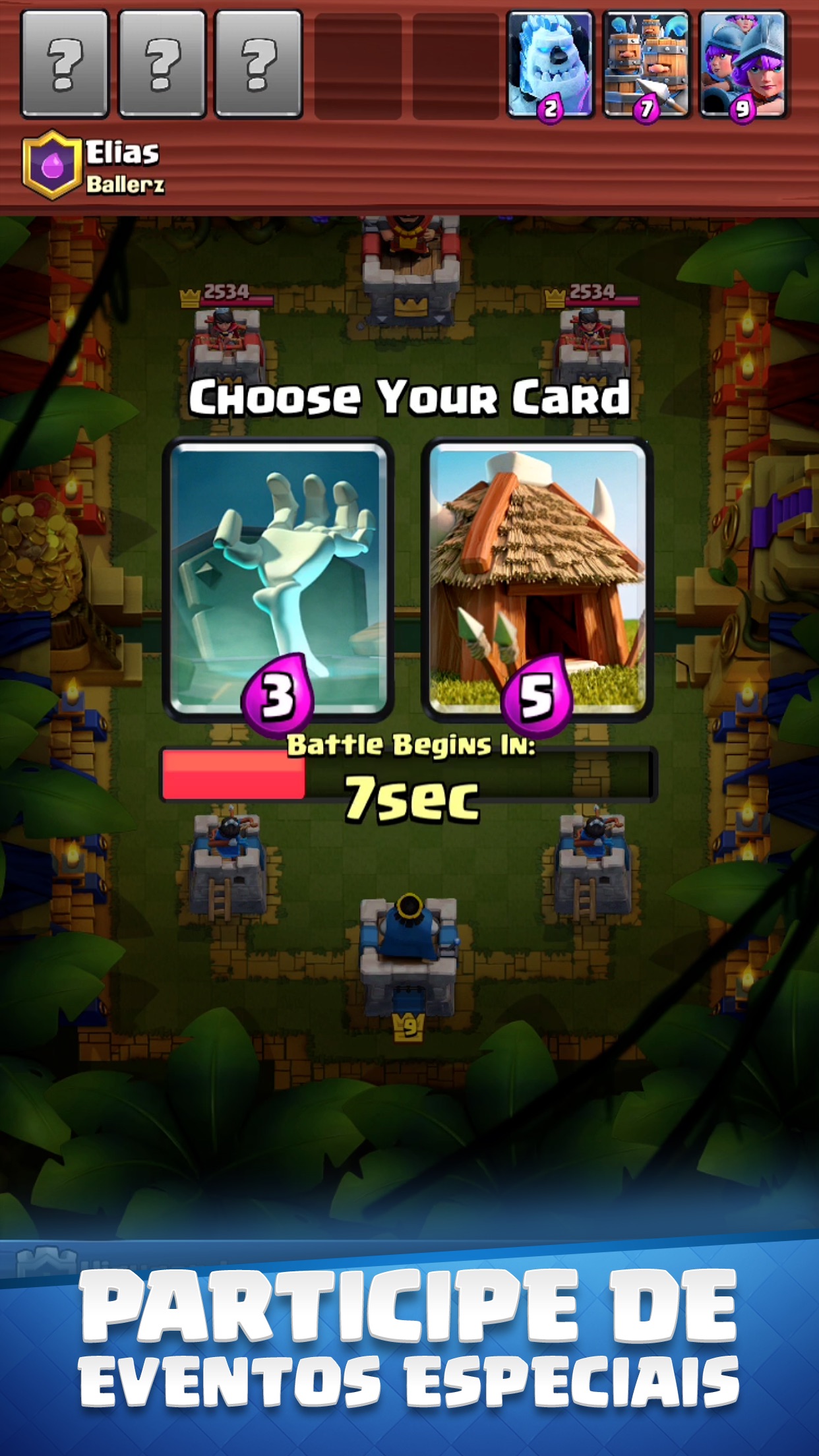 Screenshot do app Clash Royale