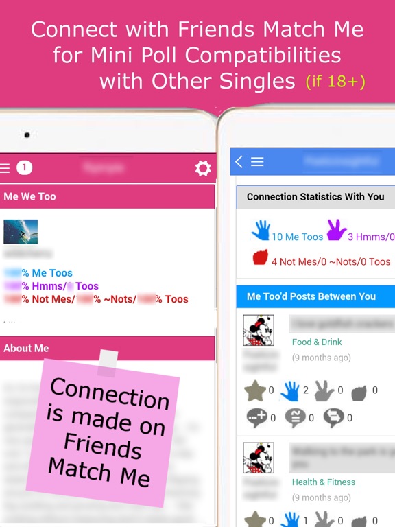 Me We Too iPad screenshot 7 - Social Networking app