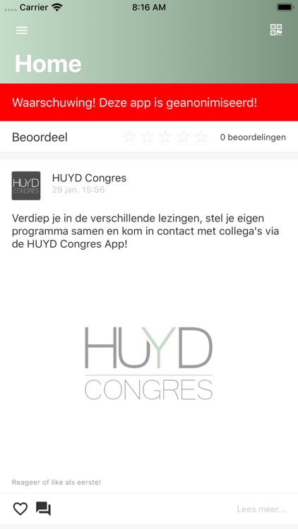 HUYD Congres 2020