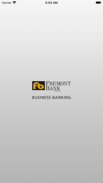 Fremont Bank Business Banking Screenshot