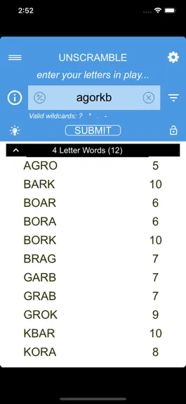 Game screenshot Unscramble Letters apk