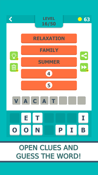 Word Guess - Pics and Words Screenshot