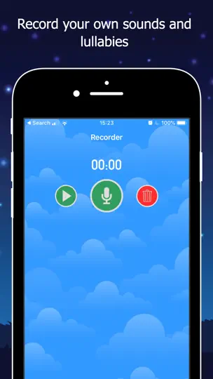 Captura de pantalla de SleepHero: Baby Sleep App en iPhone 4
