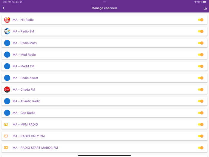 Playlist editor and IPTV Player