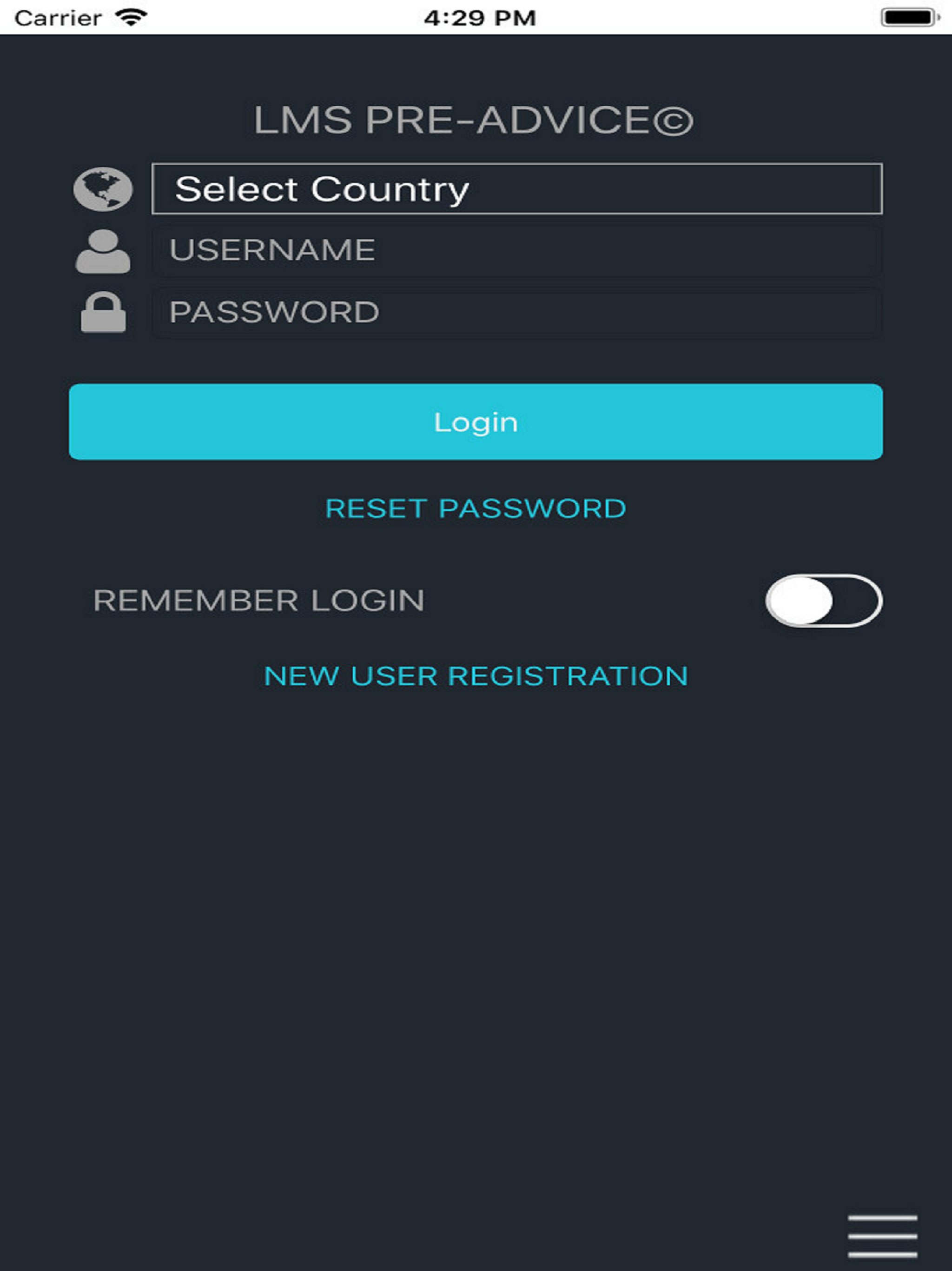 LMS PRE-ADVICE screenshot 4