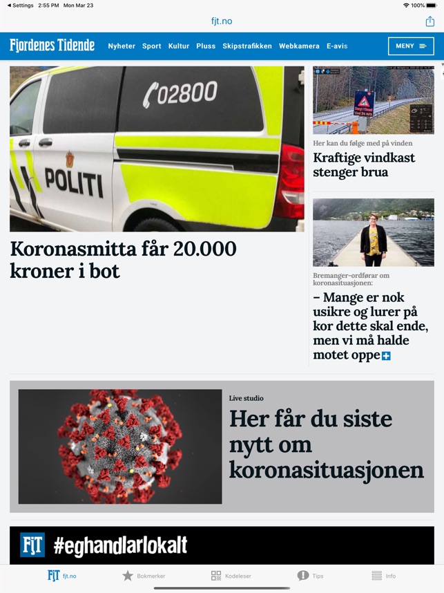 Fjordenes Tidende Nyheter on the App Store