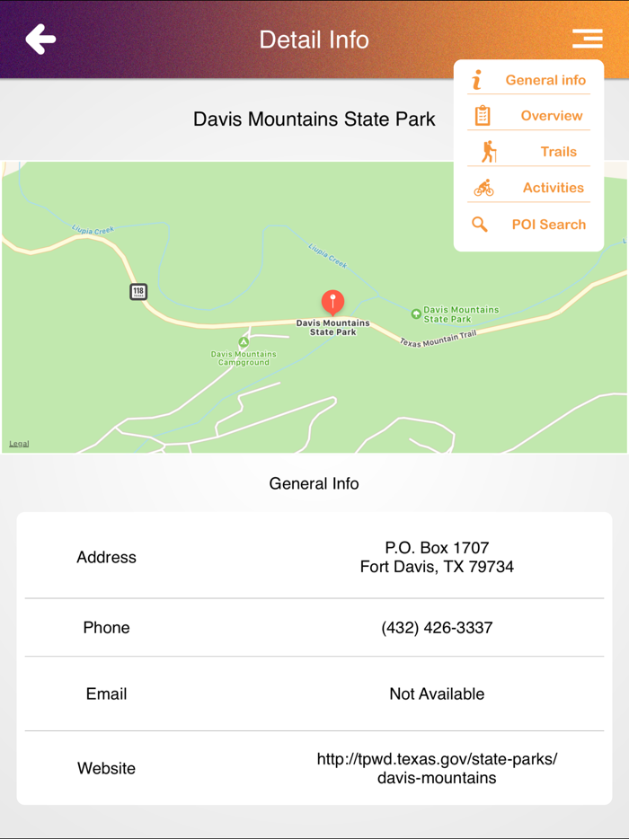 Texas Campgrounds  Trails
