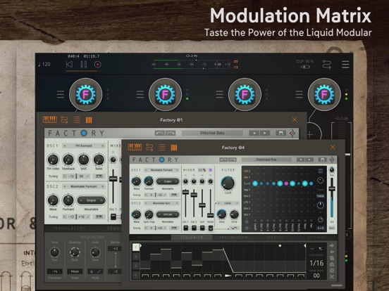 Factory - Modular Synthesizer iPad app afbeelding 5