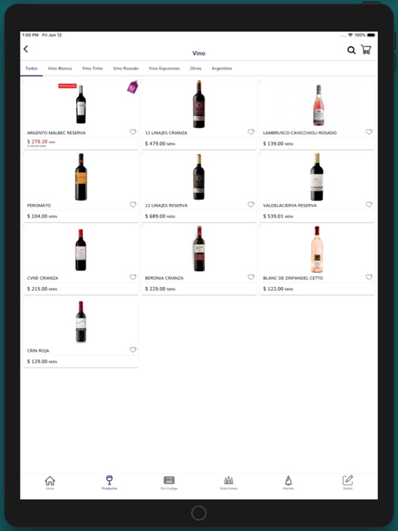 La Cubiella iPad screenshot 4 - Food & Drink app