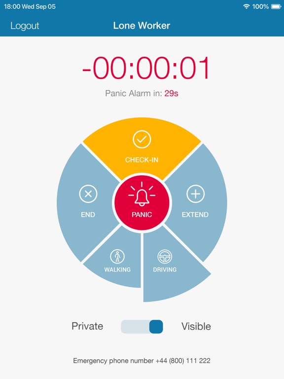 Screenshot #6 pour Cloud Lone Worker Pro