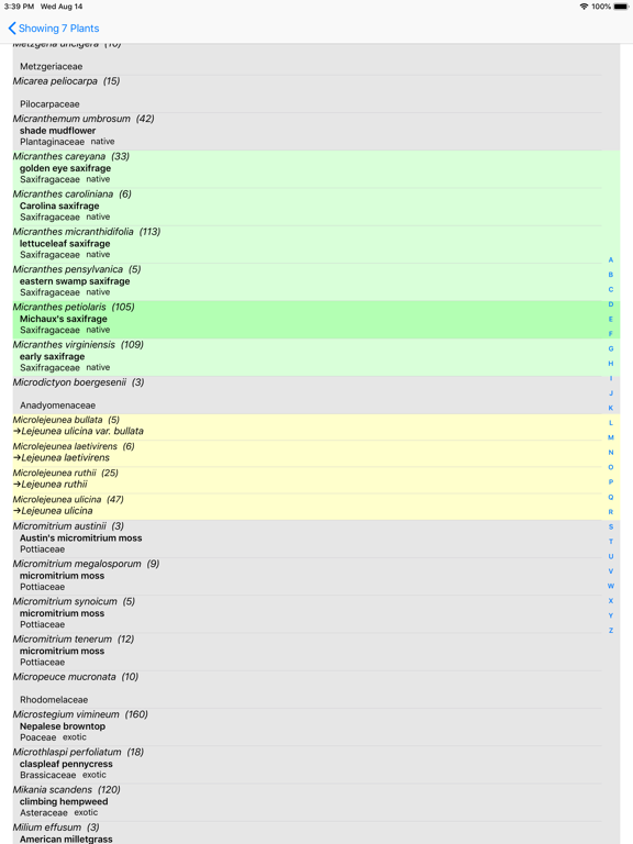 Smoky Mountains Wildflowers iPad screenshot 8 - Education app