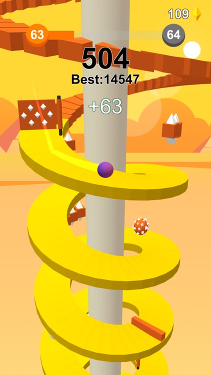 Jump Ball-Bounce On Tower Tile