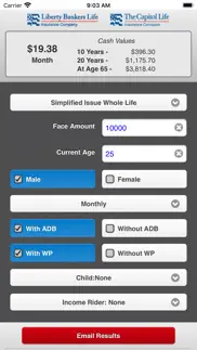 liberty bankers life home svc. iphone screenshot 1