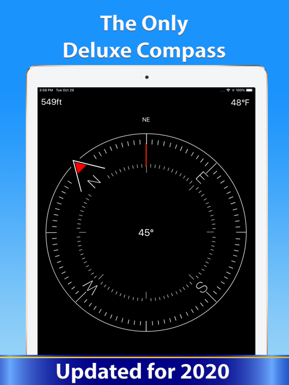 Compass∞ iPad screenshot 1 - Navigation app