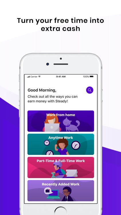 Steady-Find Work. Earn Money.