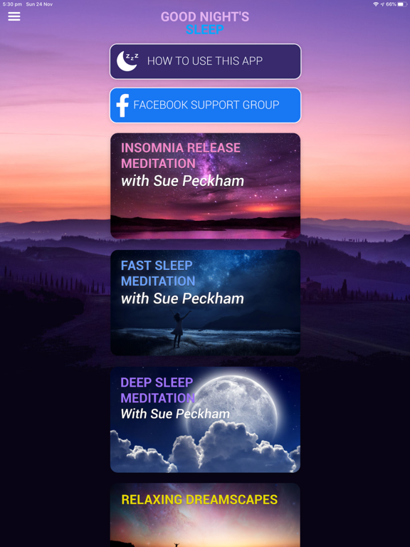 Screenshot #4 pour Good Night's Sleep Meditations