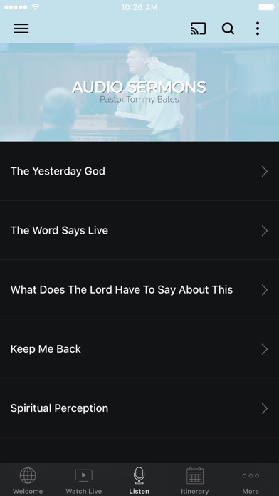 Tommy Bates Ministries Screenshot