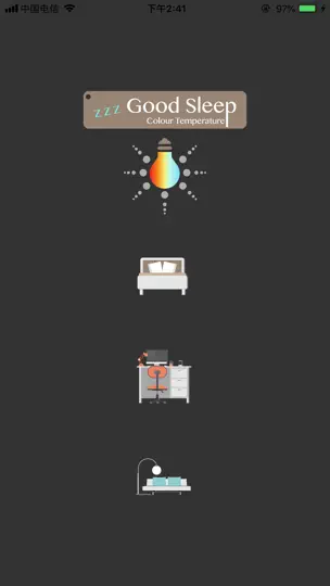 Captura de pantalla de GoodSleep - Color Temperature en iPhone 1