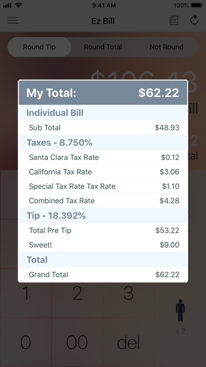 Ez Bill - Tip Calculator screenshot-3