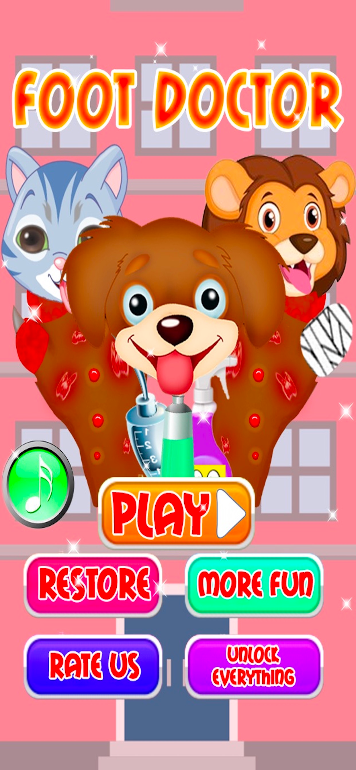 Baby Pet Foot Doctor Girl Game