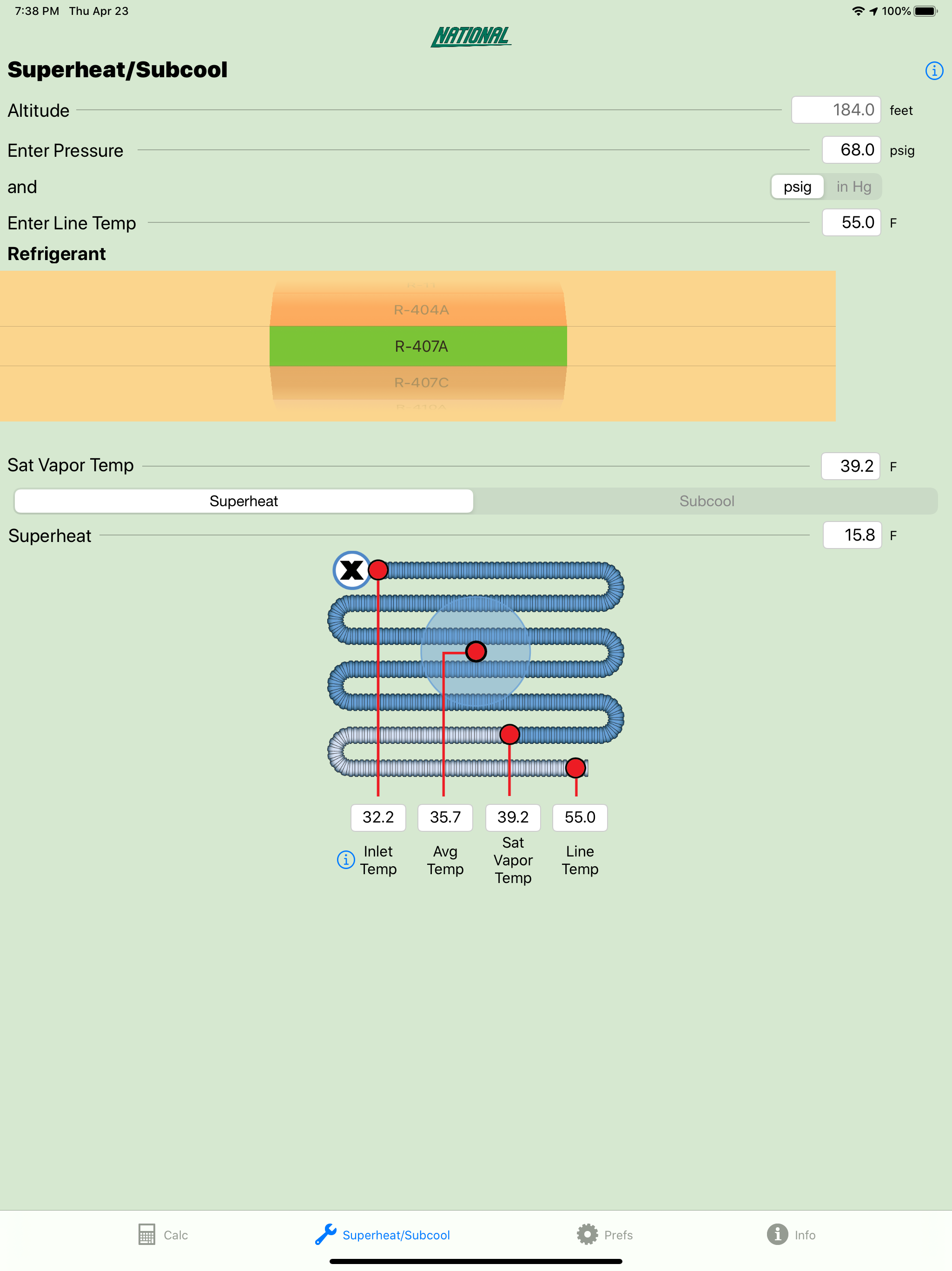 P-T Calculator screenshot 8