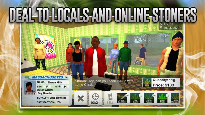 Weed Garden Online screenshot 1