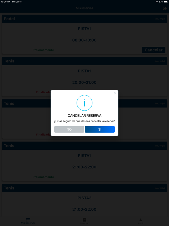 Club Mirabueno iPad screenshot