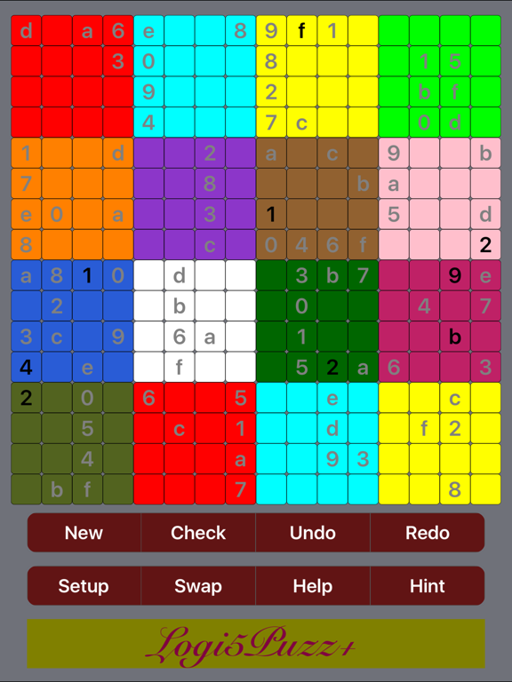 Screenshot #5 pour Logi5Puzz+ 3x3 to 16x16 Sudoku